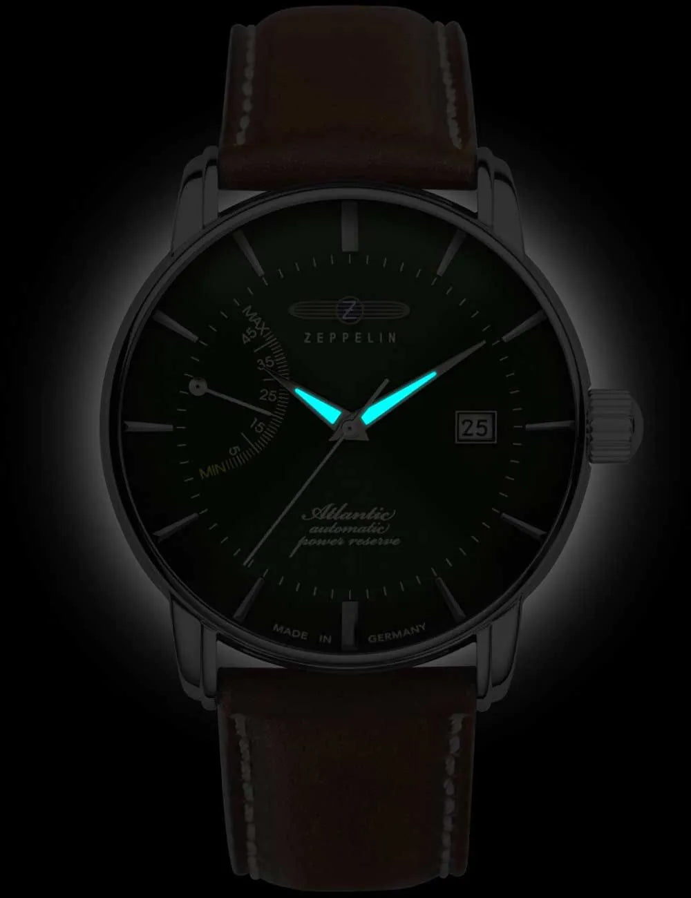 Zeppelin 8462-4 Mens Watch Atlantic Automatic 42mm 5ATM