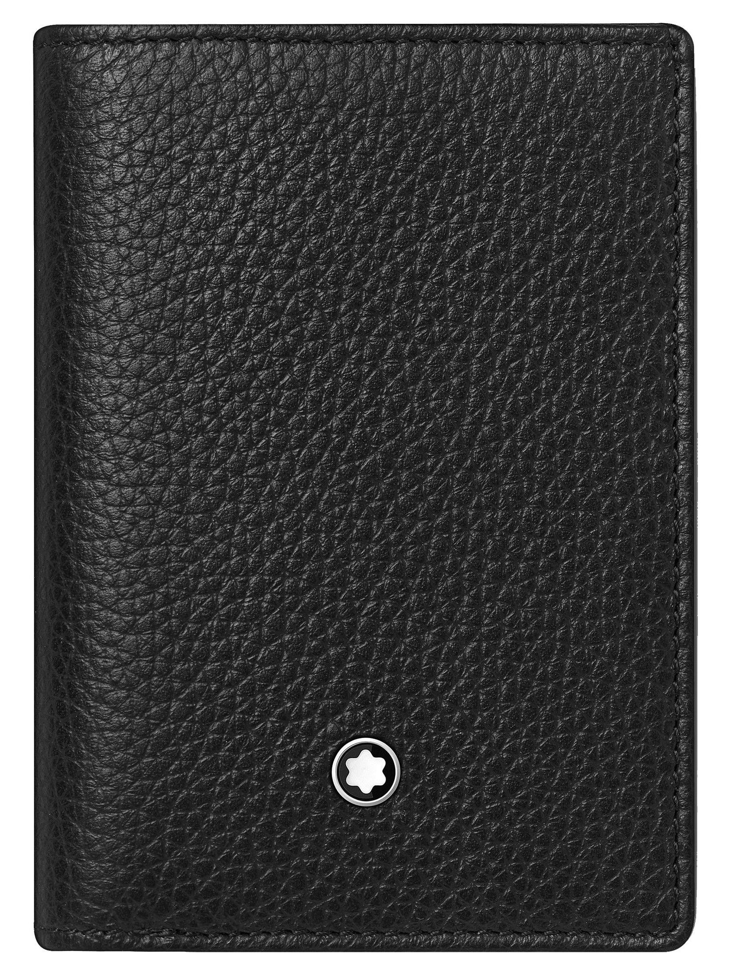 Montblanc Meisterstuck Black Soft Grain Compact 126259 Men's Wallet