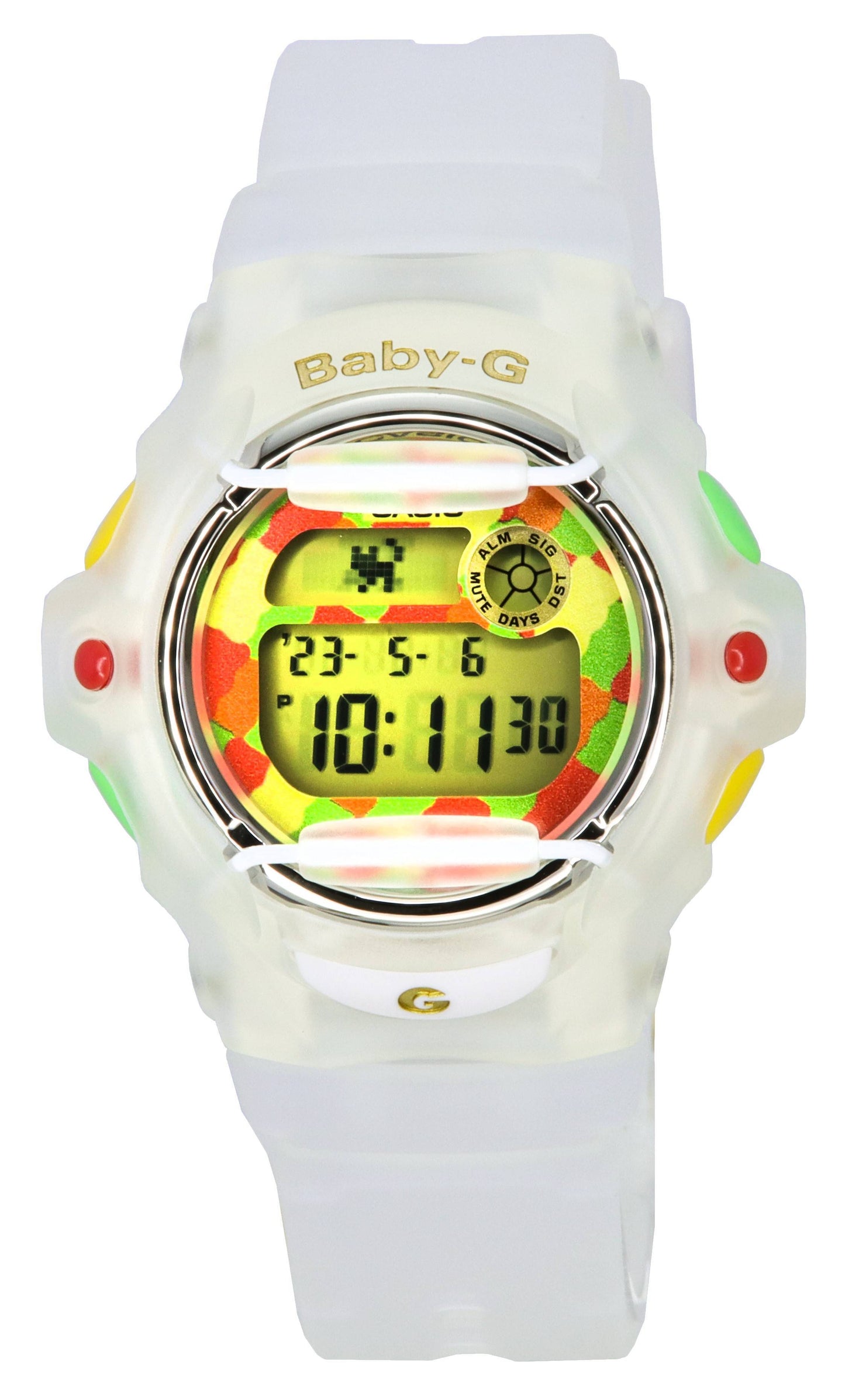 Casio Baby-G HARIBO Digital Resin Strap Quartz Diver's BG-169HRB-7 BG169HRB-7 200M Women's Watch