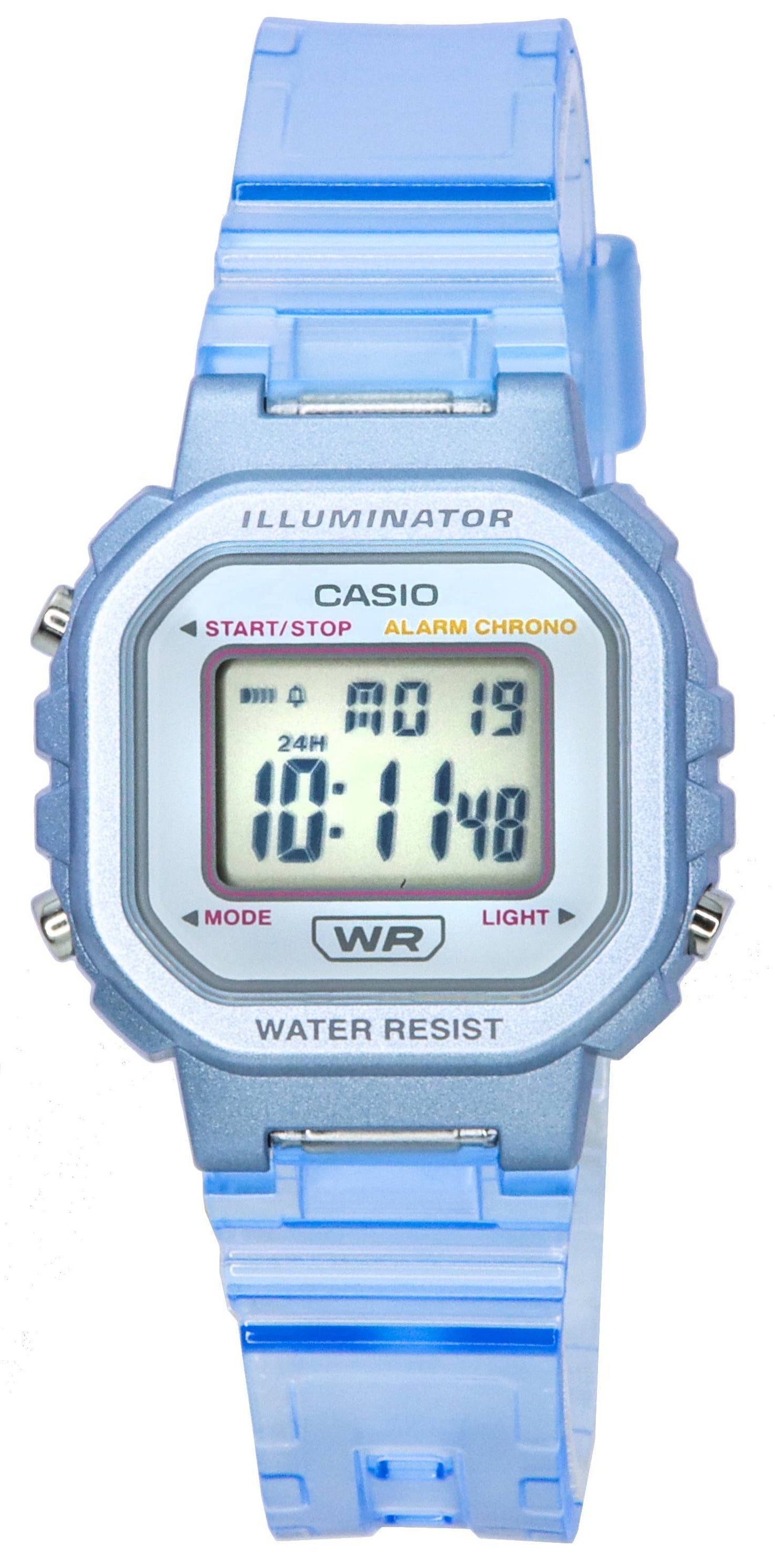 Casio POP Translucent Sports Digital Quartz LA-20WHS-2A LA20WHS-2 Women's Watch