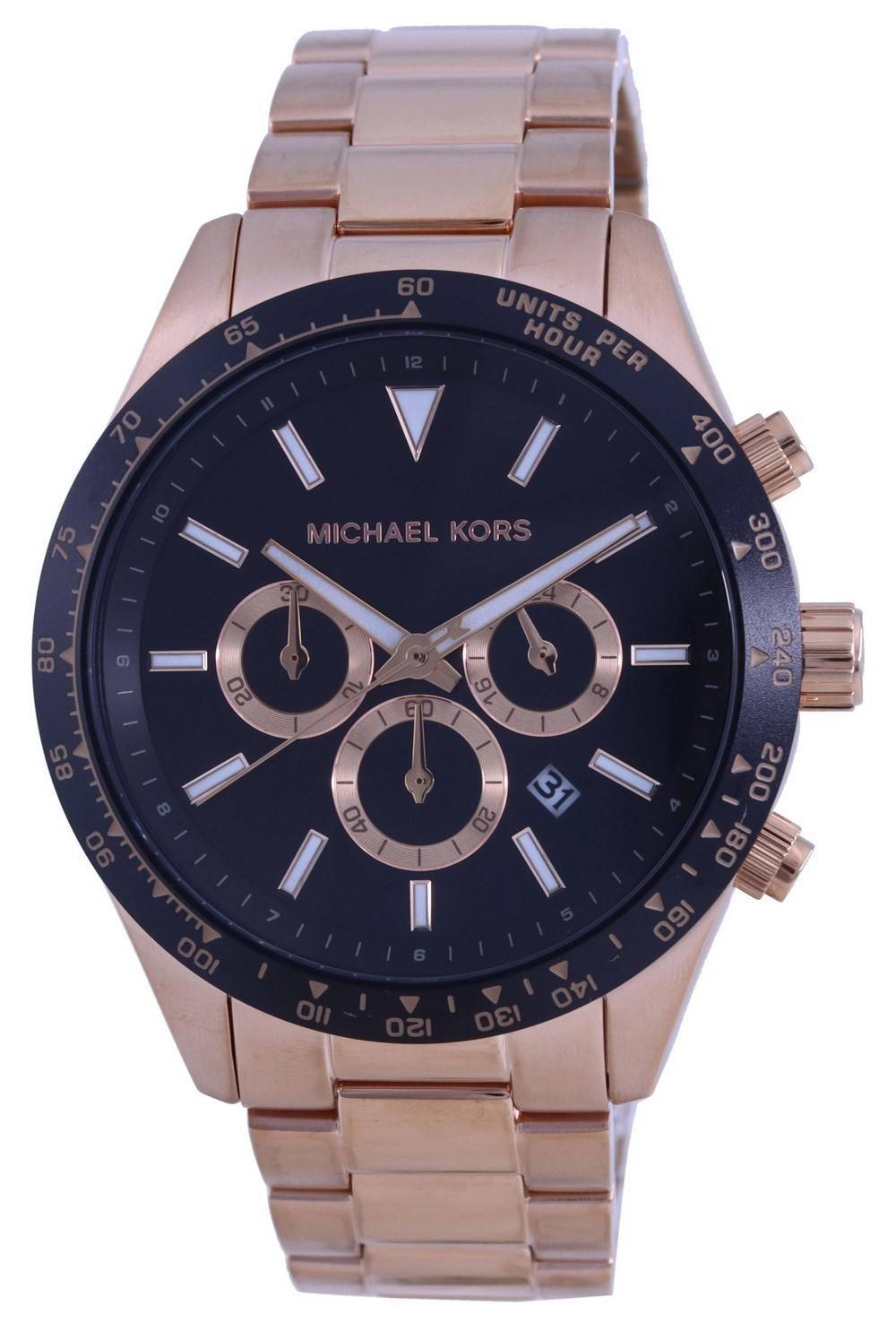 Michael Kors Layton Chronograph Black Dial Quartz MK8824 Men's Watch